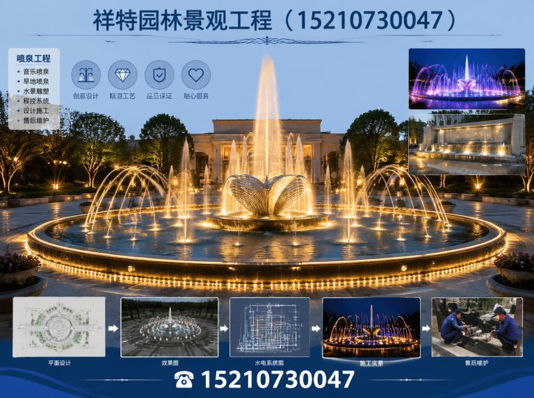 保定旱地喷泉展示图