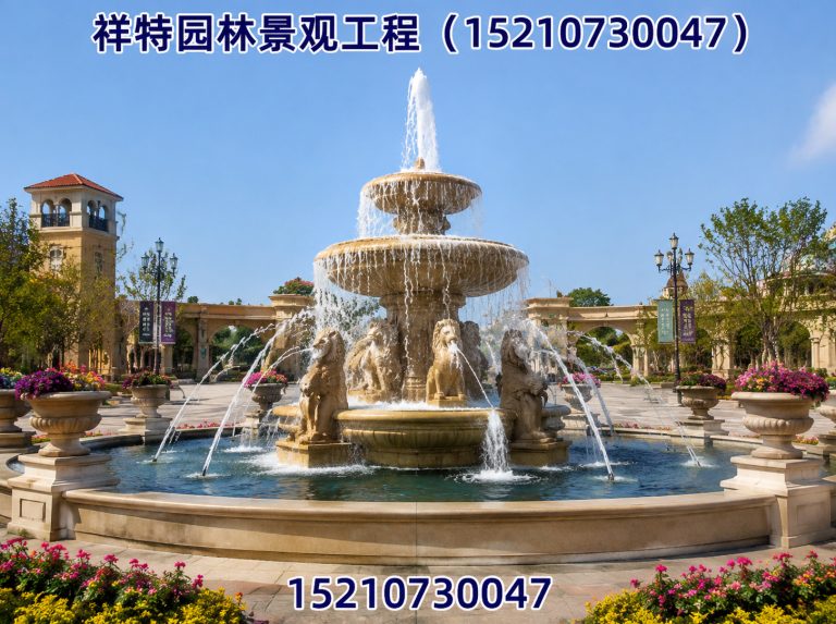 保定喷泉工程展示图